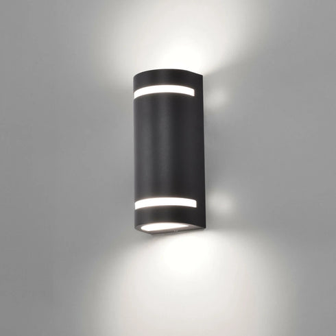 Viktoria GU10 Außenwandleuchte Aluminium IP44 Anthrazit | Shiraki