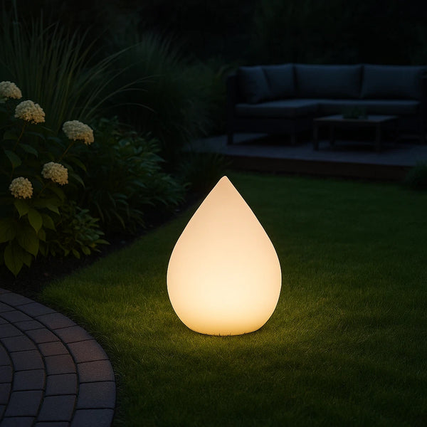 Adelaide Solar Gartenleuchte Tropfen RGB Farbwechsel | Shiraki