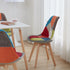 SVEIN Esszimmerstuhl 2er Set Patchwork Massivholz