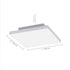 Zaira Rahmenlose Dimmbare Deckenlampe mit LED-Panel | Shiraki