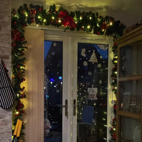 LED Fairy Weihnachtsgirlande mit Warmweißes Licht Girlande Weihnachten Deko