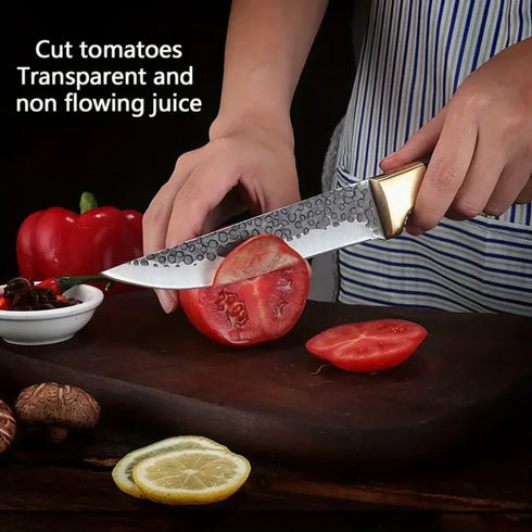 Ryota Damaskus Küchenmesser-Set aus Edelstahl | Shiraki