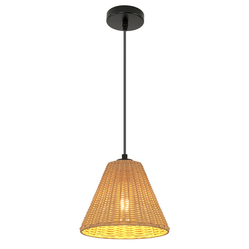 Liana Rattan Pendelleuchte Boho Deckenlampe E27 | Shiraki