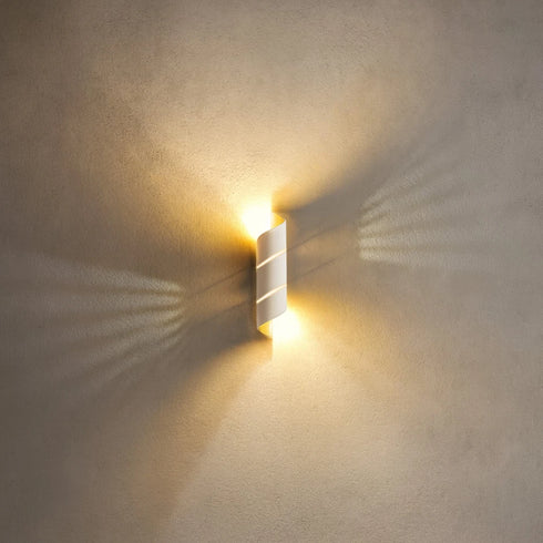 Toril LED-Wandlampen-Set mit 2 Auf- und Ab-G9-Aluminiumleuchten | Shiraki