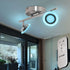 Lumi LED Deckenleuchte Chrom dimmbar RGB mit Fernbedienung | Shiraki