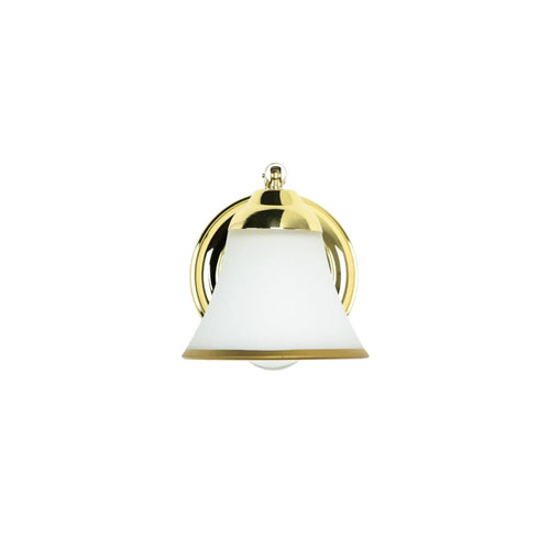 Livia Wandlampe verstellbar Gold E14 Glas | Shiraki