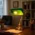 Clara Tischlampe Vintage E14 Grün Messing | Shiraki