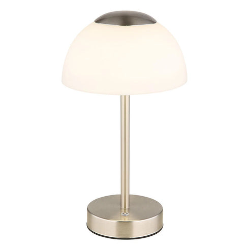 Aurora Tischlampe LED Touchdimmer Akku Metall | Shiraki