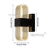 Helena LED-Wandleuchte Modernes Gebogenes Acryl | Shiraki