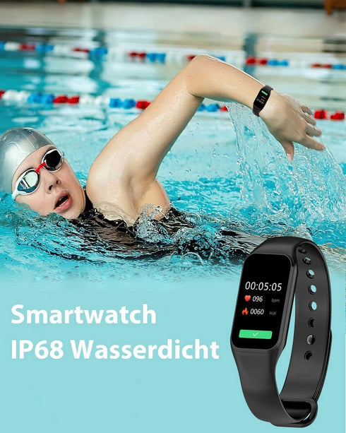 MindPulse Bluetooth Smartwatch Unisex Fitness Tracker Armbanduhr