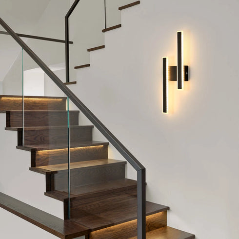 Alina LED-Wandleuchte, 2er-Set Schwarzes Nachtlicht | Shiraki