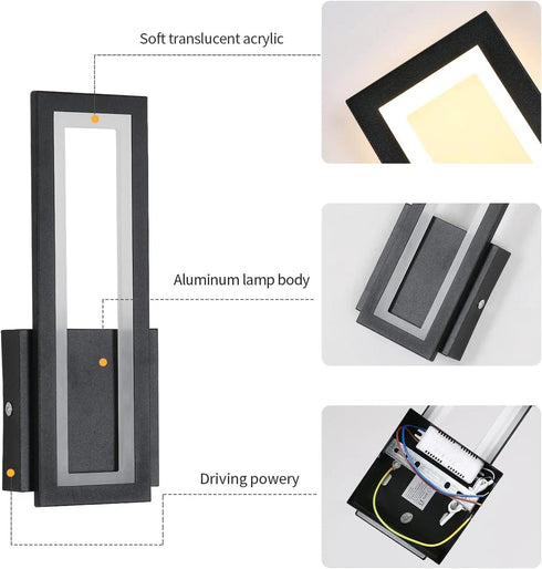Saphira LED-Wandleuchte 2er-Set Nachtlicht | Shiraki