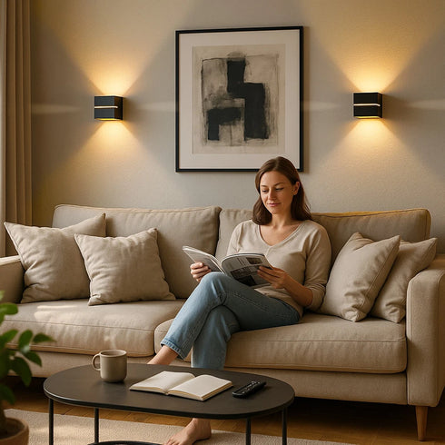 Isabella Set mit 2 Wandleuchten Up & Down G9 | Shiraki