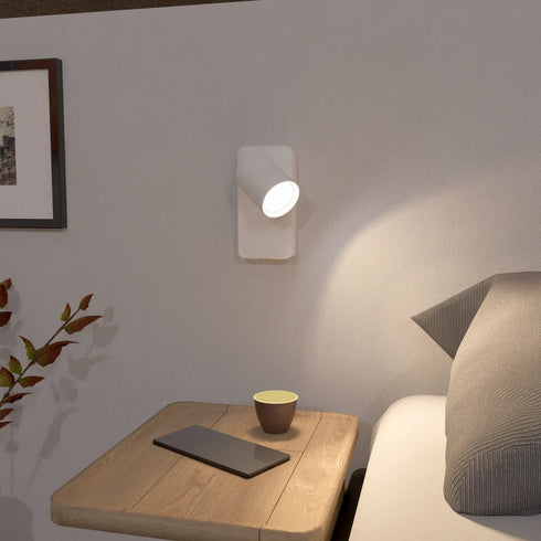 Iben LED Leselampe Wandlicht GU10 mit USB und Schalter | Shiraki