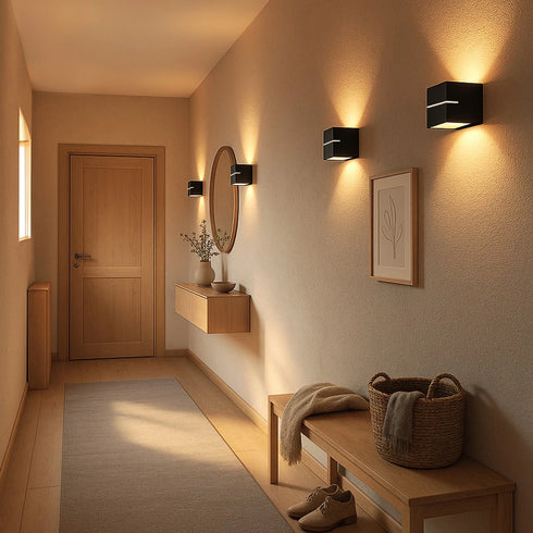 Isabella Set mit 2 Wandleuchten Up & Down G9 | Shiraki