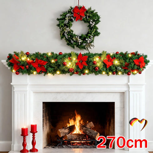 LED Fairy Weihnachtsgirlande mit Warmweißes Licht Girlande Weihnachten Deko