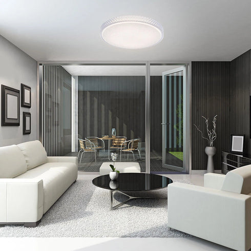 Arianell LED Deckenleuchte Transparenter Kristall | Shiraki