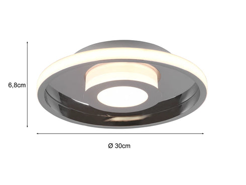 Signe LED Deckenleuchte Dimmbar Rund IP44 | Shiraki