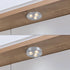 Sophia LED-Deckenleuchte Einbauleuchte 3er-Set Gebürstetes Metall | Shiraki