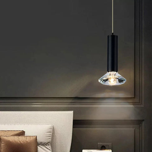 Astrid LED Pendelleuchte zylindrisch E14 Aluminium moderner Küchenspot