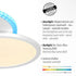 Oriana LED Deckenleuchte RGB CCT dimmbar | Shiraki