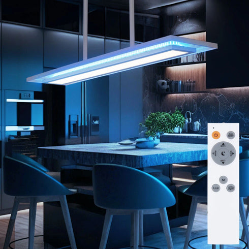 Tove LED RGB Pendelleuchte Acryl Dimmbar Hängelampe mit Fernbedienung