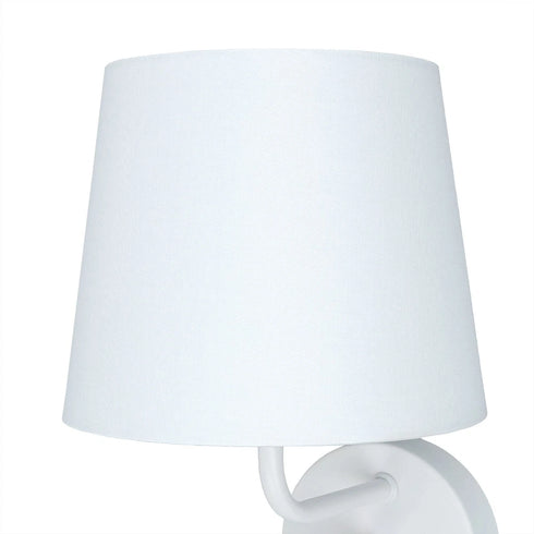 Maja Wandleuchte Weiß Flexibel Leselampe E27 GU10 | Shiraki