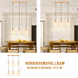 Leif LED Pendelleuchte Esszimmerlampe für Küche | Shiraki