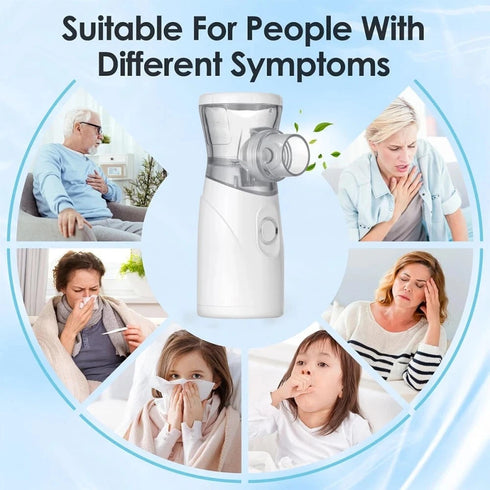 Leiser Inhalator Handvernebler mit Mesh-Technologie | QuietBreathe
