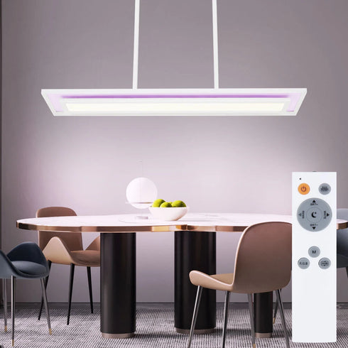 Tove LED RGB Pendelleuchte Acryl Dimmbar Hängelampe mit Fernbedienung