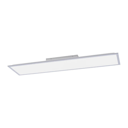 Brienne LED Deckenleuchte Flach Rechteckig Silber | Shiraki