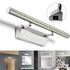 Lovisa LED Spiegelleuchte IP44 mit Schalter Edelstahl | Shiraki