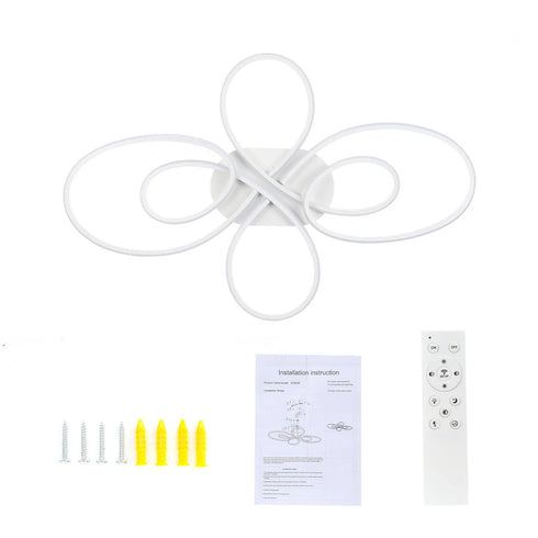 Freya LED Deckenleuchte 67W dimmbar mit Fernbedienung | Shiraki