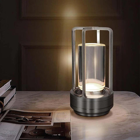 Sofia LED Kristall Tischlampe Wiederaufladbar | Shiraki
