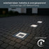Sunniva Solar-Bodenleuchte 3er-Set Quadratisch | Shiraki