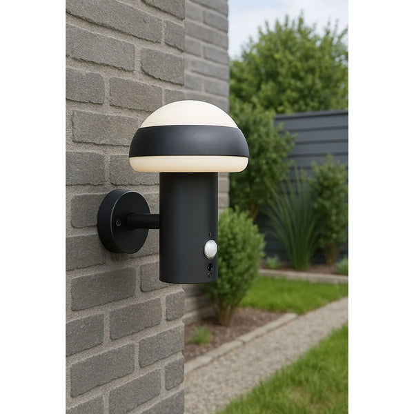 Amaranthe LED Außenleuchte Wandlampe Schwarz IP44 | Shiraki