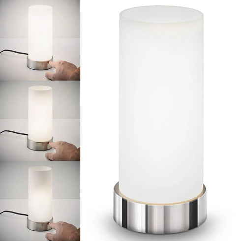 Freja Touch Tischleuchte E14 Nachttischlampe Zylinder | Shiraki