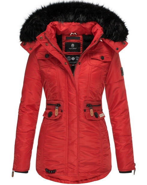 Damen Winterjacke Parka – wasserabweisend & warm gefüttert (Polyester)