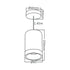 Torunn Moderne LED Pendelleuchte zylindrisch GU10 Aluminium Ø6cm
