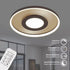Nerina LED Deckenleuchte Rund Dimmbar Gold | Shiraki