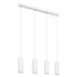 Sofia LED Pendelleuchte GU10 Weiß Metall - 4 Stück | Shiraki