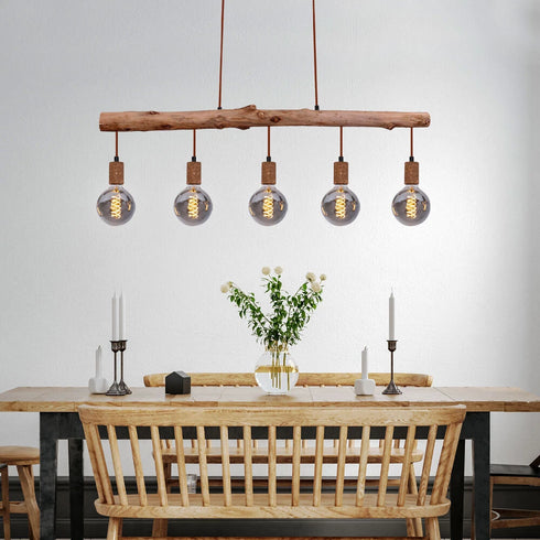 Maja LED Pendelleuchte Glas & Chrom modern | Shiraki