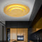 Alva LED Deckenleuchte rund Gold warmweiß | Shiraki