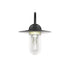 Katri Außen Wandlampe E27 IP44 Anthrazit Glas Metall | Shiraki