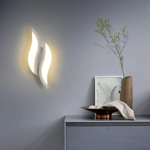 Noelia 2-teiliges LED-Wandlicht 12W Modernes Nachtlicht | Shiraki