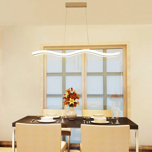 Aurora LED Pendelleuchte Acryl Rechteck