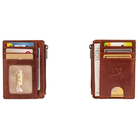 Slim RFID Leder Kartenetui | FeinEtui