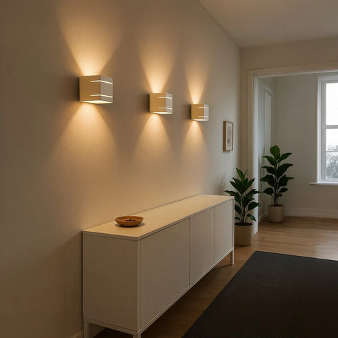 Saga LED Wandstrahler 2er-Set für G9 Lampe Wandlicht | Shiraki