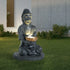 Ronja Solar Gartenlampe Buddha LED 28cm | Shiraki