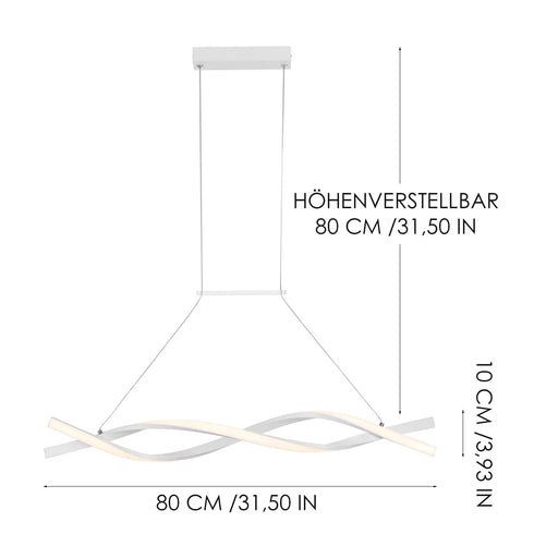 Freja LED Pendelleuchte Kupfer Ø40 cm Hängelampe